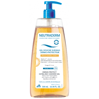 Gel Douche Surgras Dermo Protecteur 500ml Peaux Sèches Neutraderm