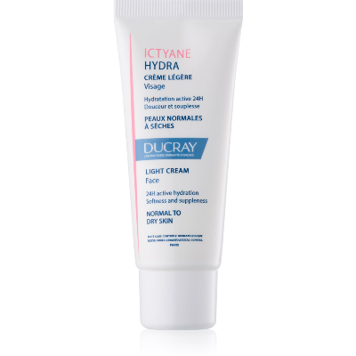 Hydra Creme Legere Peaux Normales A Seches 40ml Ictyane Ducray