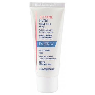 Creme Riche Nutri Peaux Seches 40ml Ictyane Ducray