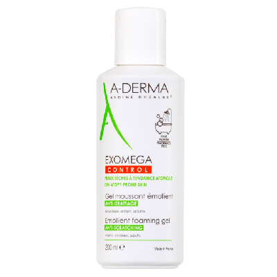 A-Derma Gel moussant émollient Exomega Control - 200ml