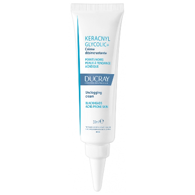 Crème Boutons et points noirs 30ml Keracnyl Glycolic Ducray Crème Boutons et points noirs 30ml Keracnyl Glycolic Ducray