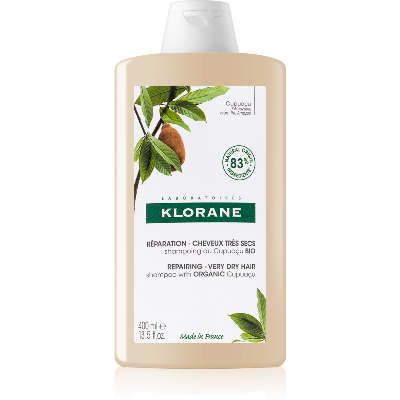 Shampoing Réparation 400ml Cupuacu Bio Cheveux Très Secs Klorane