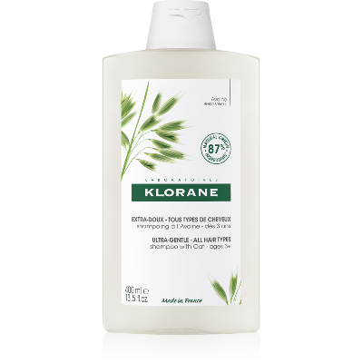 Shampoing Extra-doux 400ml Avoine Tous types de cheveux Klorane
