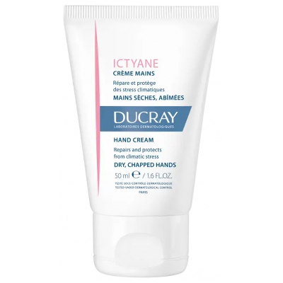 Creme Mains Seches Et Abimees 50ml Ictyane Ducray
