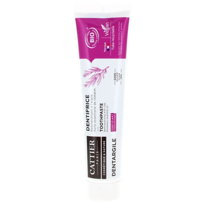 Dentargile A L'huile Essentielle De Romarin Bio 75ml Dentifrice Cattier