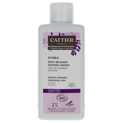 Gynea Gel Soin Douceur Intime Fleur De Candula Et Geranium Bio 200ml Cattier