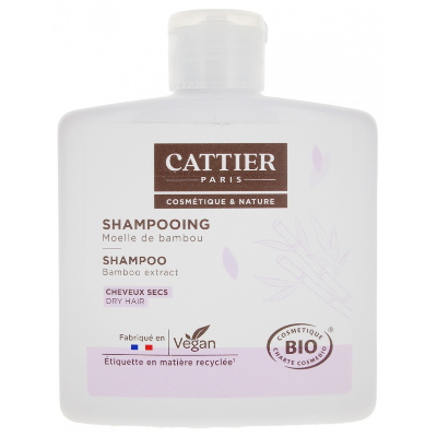 Cheveux Secs Moelle De Bambou Bio 250ml Shampooing Cattier