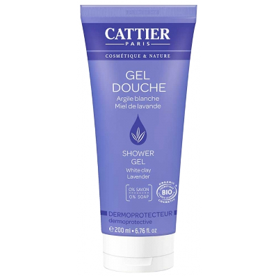 Hydratant Argile Blanche Et Miel De Lavande Bio 200ml Gel Douche Cattier