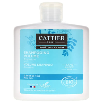 Volume Fine Hair Organic 250ml Shampoo Cattier