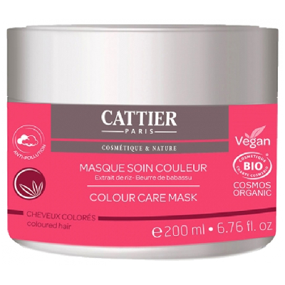 Masque Soin Couleur Cheveux Colores 200ml Cattier