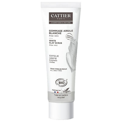 Cattier Gommage Argile Blanche Bio 100 ml