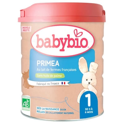 Babybio Primea 1 with French Cow's Milk from 0 to 6 Months Organic 800 g