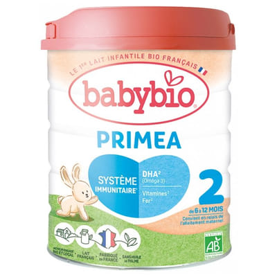 Babybio Primea 2 with French Farm Milk from 6 to 12 Months Organic 800 g