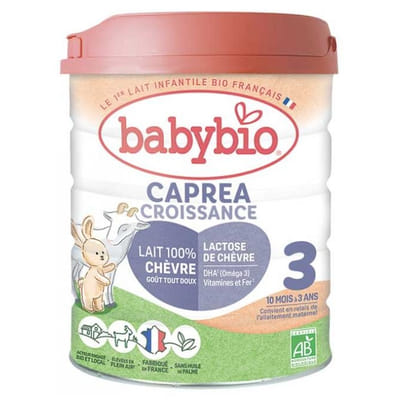 Babybio Caprea Growth 3 Goat Milk from 10 Months to 3 Years Organic 800 g