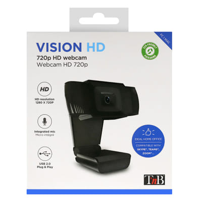 T'nB Wired Webcam USB 2.0 - 720P pixels