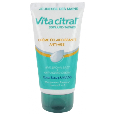 Soin Anti Taches Creme Eclaircissante Mains Anti Age 75 ml Vita Citral Soin Anti Taches Creme Eclaircissante Mains Anti Age 75 ml Vita Citral
