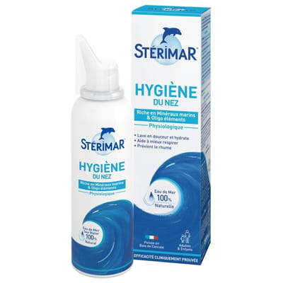 Spray Hygiene Du Nez Microdiffusion Eau De Mer 50ml Sterimar