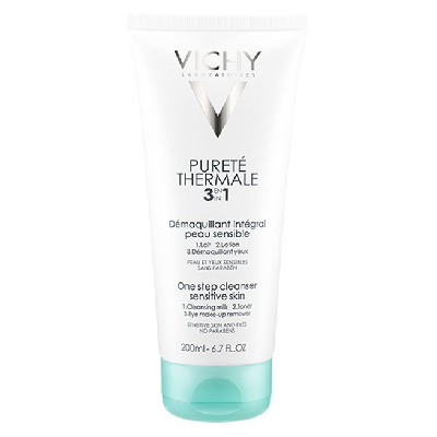 Vichy Pureté Thermale Démaquillant intégral peaux sensibles 3en1 200 ml Vichy Pureté Thermale Démaquillant intégral peaux sensibles 3en1 200 ml