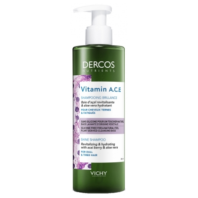 Nutrients Vitamin A.c.e Shampooing Brillance 250ml Dercos Vichy
