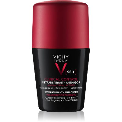 Roll-on Détranspirant Homme anti-odeur 96h 50ml Déodorant Vichy