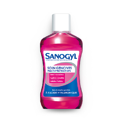 SANOGYL BAIN DE BOUCHE MULTI PROTECTION A L’ACIDE HYALURONIQUE 500ML