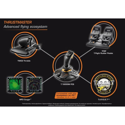 حزمة طيران Thrustmaster T.16000M FCS