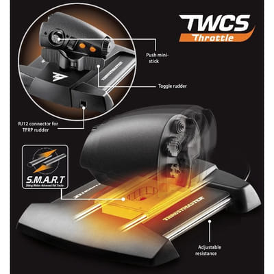 حزمة طيران Thrustmaster T.16000M FCS