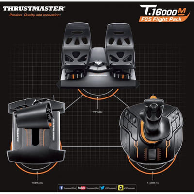 حزمة طيران Thrustmaster T.16000M FCS