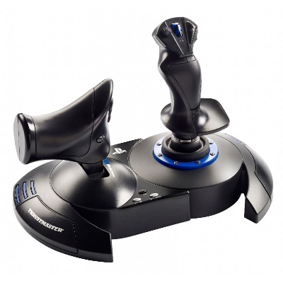 Thrustmaster T.Flight Hotas 4 Joystick PC, PlayStation 4 Numérique USB 2.0 Noir, Bleu Thrustmaster T.Flight Hotas 4 Joystick PC, PlayStation 4 Numérique USB 2.0 Noir, Bleu