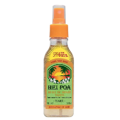 Hei Poa Huile De Monoi Tahiti Parfum Tiare Spf6 100ml