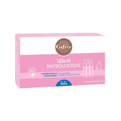 GIFRER SERUM PHYSIOLOGICA BTE X 12 UNIDOSES 5 ML