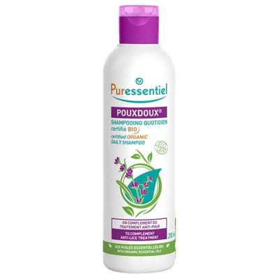 Daily Shampoo Pouxdoux Organic 200ml Anti-Lice Puressentiel