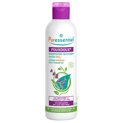 Shampooing Quotidien Pouxdoux Bio 200ml Anti-Poux Puressentiel