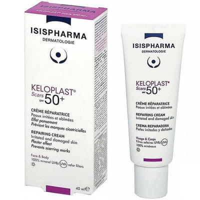 إيزيسفارما KELOPLAST كريم إصلاح الندبات (SPF 50+) تأثير ضمادة