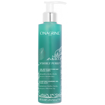 Gel Nettoyant Purifiant 200ml Visibly Pure Visage & Corps Onagrine Gel Nettoyant Purifiant 200ml Visibly Pure Visage & Corps Onagrine