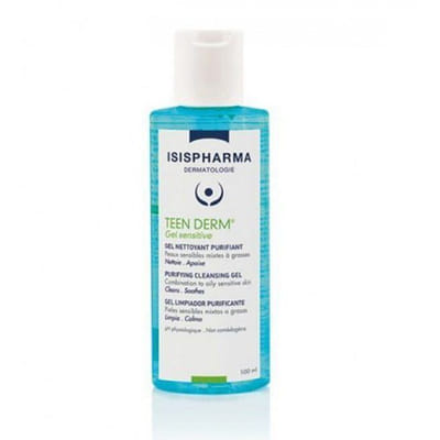 ISISPHARMA TEEN DERM Gel Nettoyant Purifiant sensitive 100ml