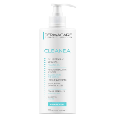 Dermacare – Cleanea Gel Moussant Surgras – 500 Ml