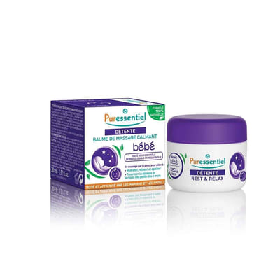 Baume De Massage Calmant Sommeil Detente Bebe 30ml Sommeil - Détente Puressentiel