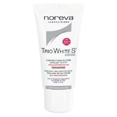 Noreva trio white S écran teinté spf50 40ml Noreva trio white S écran teinté spf50 40ml