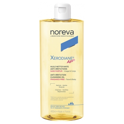 Noreva Xerodiane AP + Huile Nettoyante Anti-Irritations 400ml Noreva Xerodiane AP + Huile Nettoyante Anti-Irritations 400ml