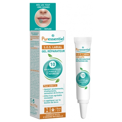 Gel Sos Labial Aux 10 5ml Soin De La Peau Puressentiel