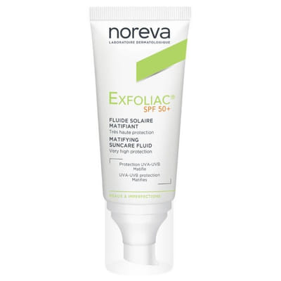 Sunscreen Fluid SPF 50+ 40ml Exfoliac Noreva