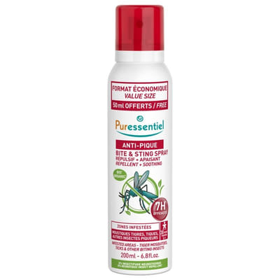 Repellent and Soothing Spray Anti-Mosquitoes 200ml Anti-Bite Puressentiel