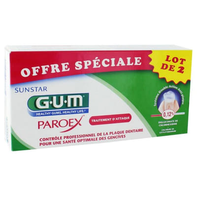 Paroex Toothpaste Attack Treatment 2x75ml Gum
