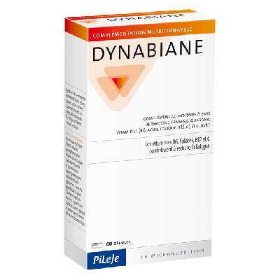 Vitamines B6, B9, B12, C et Cuivre 60 gélules Dynabiane Pileje Vitamines B6, B9, B12, C et Cuivre 60 gélules Dynabiane Pileje