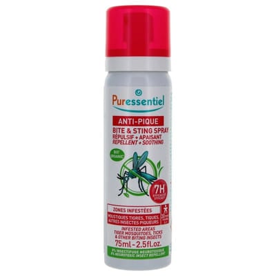 Repellent and Soothing Spray Anti-mosquitoes 75 ml Anti-Bite Puressentiel