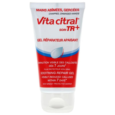 Tr+ Soothing Repair Gel 75ml Damaged Cracked Hands Vita Citral