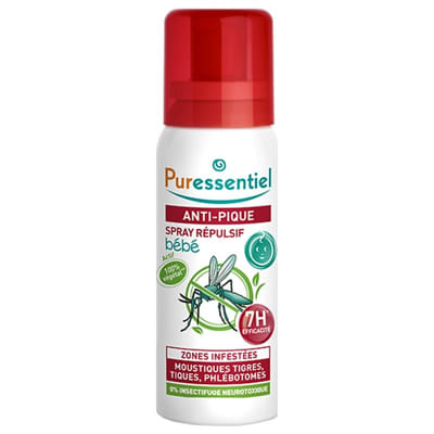 رذاذ طارد للبعوض للأطفال 60 مل مضاد للعض Puressentiel