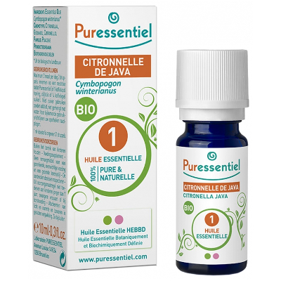 Citronnelle De Java Bio 10 ml Huiles Essentielles Puressentiel