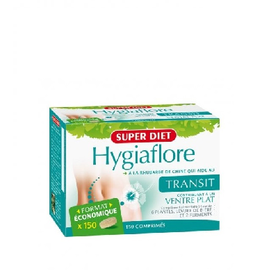 Superdiet Hygiaflore Rhubarbe Transit 150 Comprimés Superdiet Hygiaflore Rhubarbe Transit 150 Comprimés